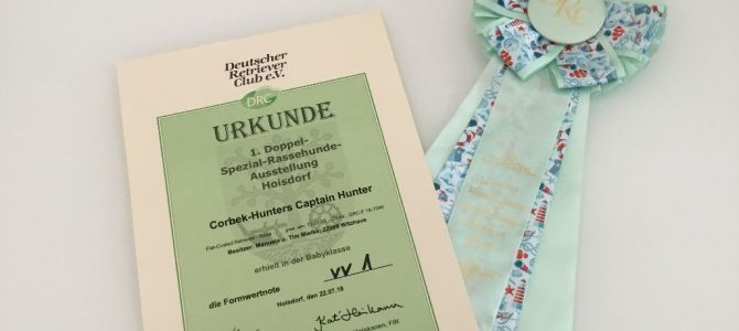 Ausstellungs-Debüt von Hunter und Ella ! Ausstellungs-Debüt von Hunter und Ella !
